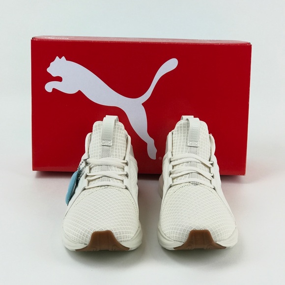 🔴 SOLD Puma Womens Enzo Premium White Mesh Shoes - Picture 3 of 7